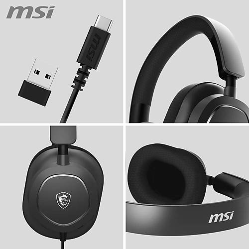 Msi Gg Maestro 300 Gaming Headset Usb C Kulak�st� Kulakl�k