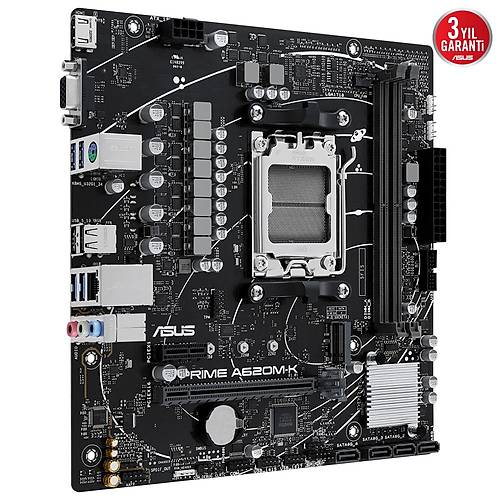 ASUS PR�ME A620M-K DDR5 6400+(OC) HDM� VGA M.2 AM5