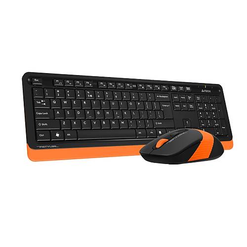 A4 TECH FG1010 Q USB TURUNCU KABLOSUZ KLAVYE MOUSE SET