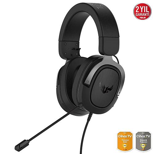 Asus TUF GAMING H3 Kablolu Kulak �st� Oyuncu Kulakl���