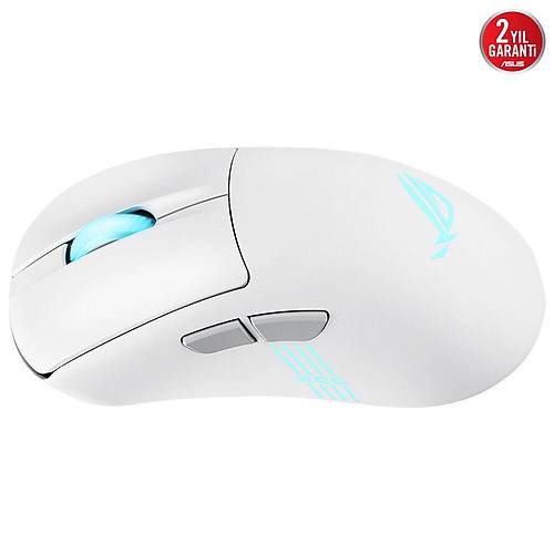 Asus Rog Kers II Orgn P722 Oyuncu Beyaz Mouse  