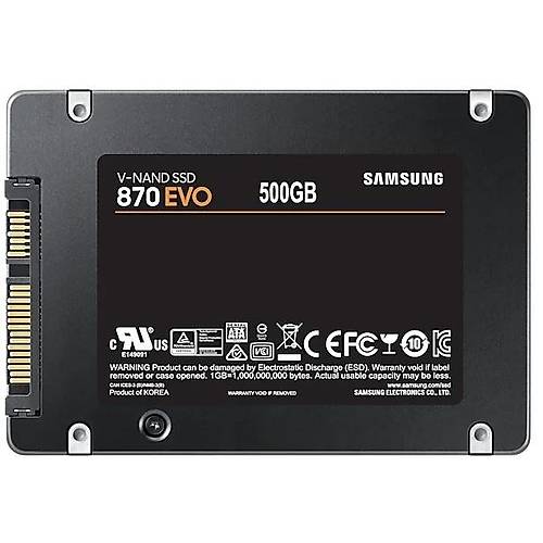 500GB SAMSUNG 870 560/530MB/S EVO MZ-77E500BW SSD