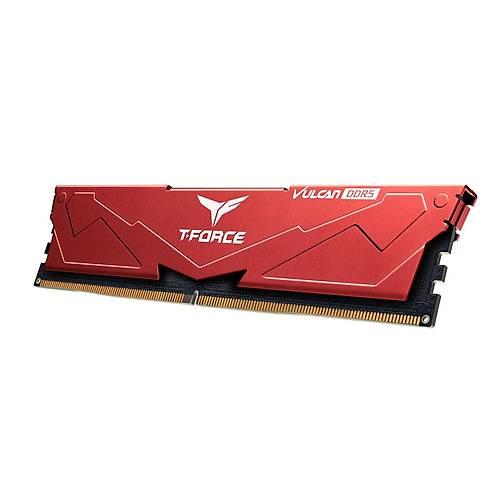 Team T-Force Vulcan Red 16GB DDR5 6000Mhz CL38 Ram (FLRD516G6000HC38J01)