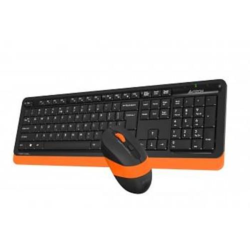 A4 TECH FG1010 Q 2.4 GHZ USB TURUNCU KLAVYE+MOUSE KABLOSUZ SET
