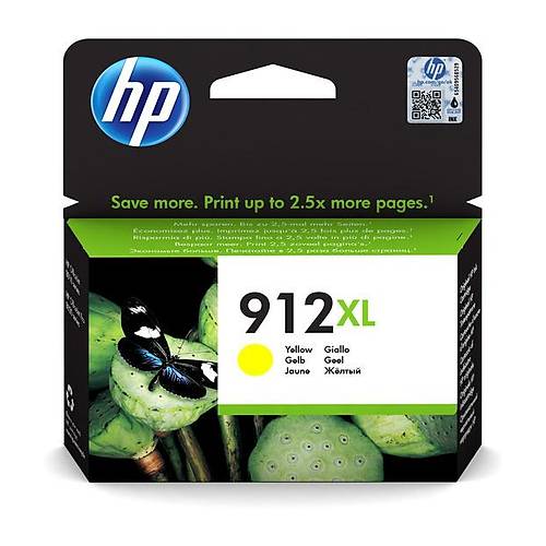 HP 3YL83AE (912XL) YUKSEK KAPASITELI SARI MUREKKEP KARTUS 825 SAYFA