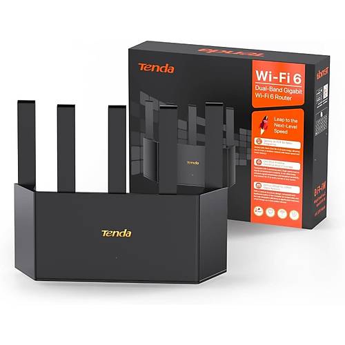 TENDA RX12L PRO 4 PORT DUALBAND WF6 ROUTER