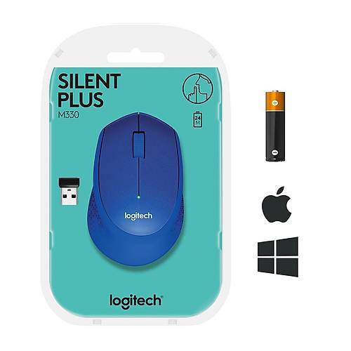 LOGITECH M330 SESSZ KABLOSUZ OPTK MOUSE-MAV 910-004910