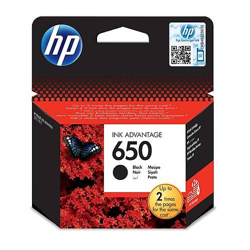 HP CZ101AE (650) SIYAH MUREKKEP KARTUSU 360 SAYFA