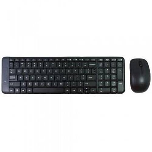 LOGTECH MK220 KABLOSUZ SET MM Q TR USB SYAH 920-003163