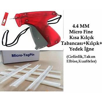 4.4 MM Micro Fine Kýsa Seffaf Kýlçýk ve Etiket Takma Tabancasý (Kuaför-Takým Elbise-Gelinlikçiler)