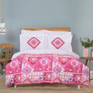 Karaca Home Alondra Fu�ya  �ift Ki�ilik Nevresim Tak�m�