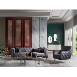 �ST�KBAL Blanca Koltuk Tak�m� Gri