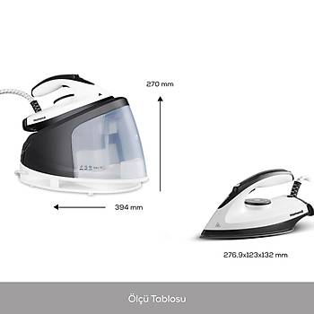 KARACA Homend Steamwork 1167H Buhar Kazanl t Siyah Beyaz