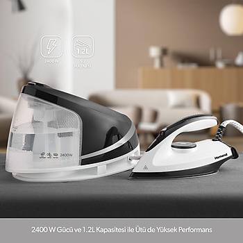 KARACA Homend Steamwork 1167H Buhar Kazanl t Siyah Beyaz