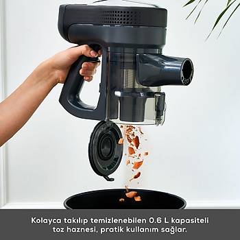 Karaca Vantuz Power Up Pro Dikey Sprge Black Chrome