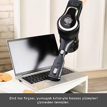 Karaca Vantuz Power Up Pro Dikey Sprge Black Chrome