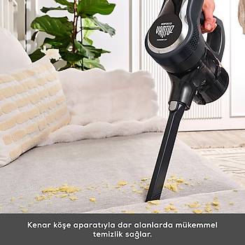 Karaca Vantuz Power Up Pro Dikey Sprge Black Chrome