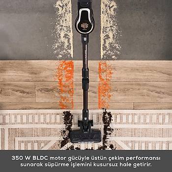 Karaca Vantuz Power Up Pro Dikey Sprge Black Chrome