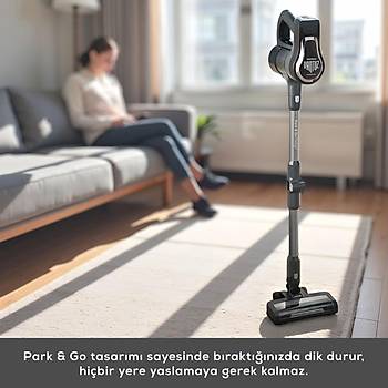 Karaca Vantuz Power Up Pro Dikey Sprge Black Chrome