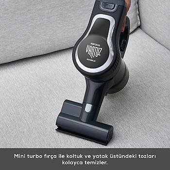 Karaca Vantuz Power Up Pro Dikey Sprge Black Chrome