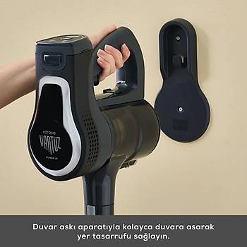 Karaca Vantuz Power Up Pro Dikey Sprge Black Chrome