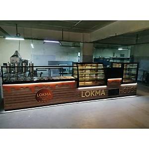 Lokma Tezgahı ve Pasta Dolabı Seti