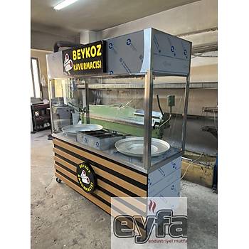 Tantuni Tezgah� 3 Taraf Komple Temperli Cam