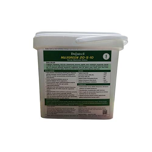 DO�ATECH MAXGREEN 20-5-10 �im Bak�m G�bresi Yava� Sal�n�ml� | 5 Kg