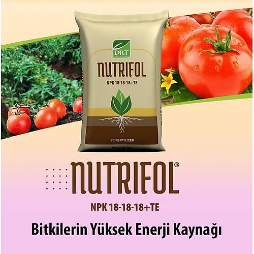 DRT Nutrifol 18-18-18+TE   ( 25kg ) Klorsuz Gbre