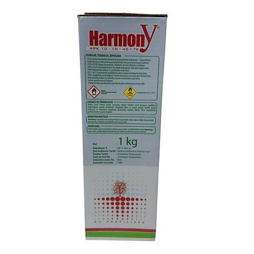 G�bre Npk 10-10-40+Te Harmony 1 Kg