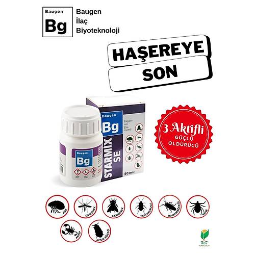 Bg Haere ldrc Starmix SE 50 ml (Karasinek ,hamam Bei ,tahta Kurusu ,pire ve Kene ldrc)