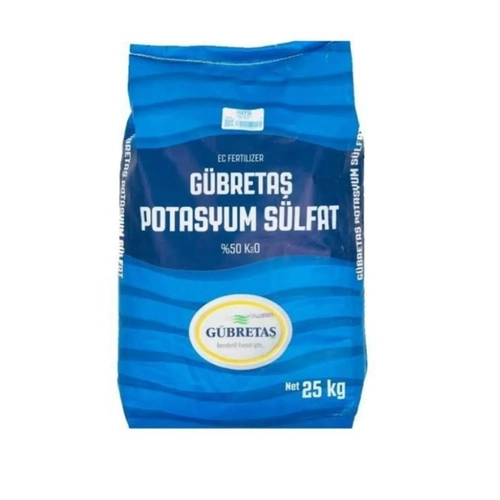 Potasyum Slfat 25 Kg - Yksek Kaliteli Potasyum Gbre