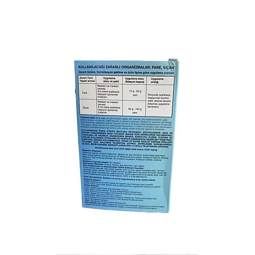 BRODITOP FLUO Floresanl Fare Pasta Yemi 100 gr. Kutu