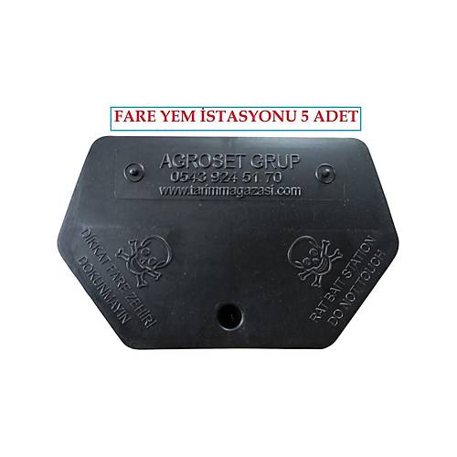Agroset Fare Yem Istasyonu 5 Adet