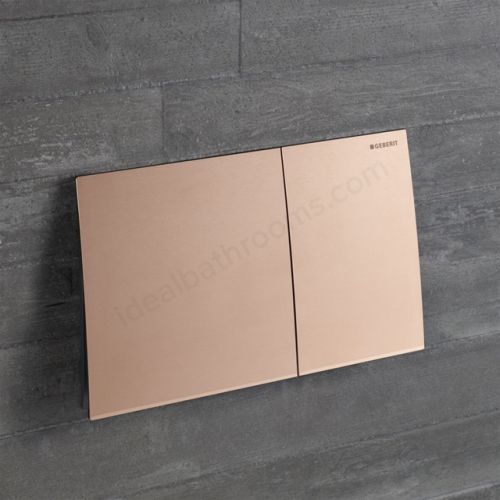 GEBERIT KUMANDA KAPAĞI SİGMA70 ÇİFT BASMALI BRONZ 115.622.QB.1