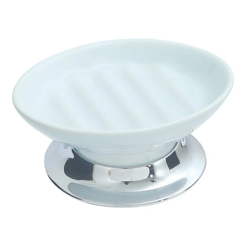 Aksy Pirinç Fantasia Sabunluk 8460 Krom / Porselen