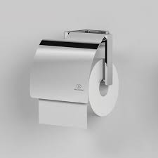 Ideal Standard Conca Kapaklı Tuvalet Kağıtlığı-Krom-Kare  T4496AA