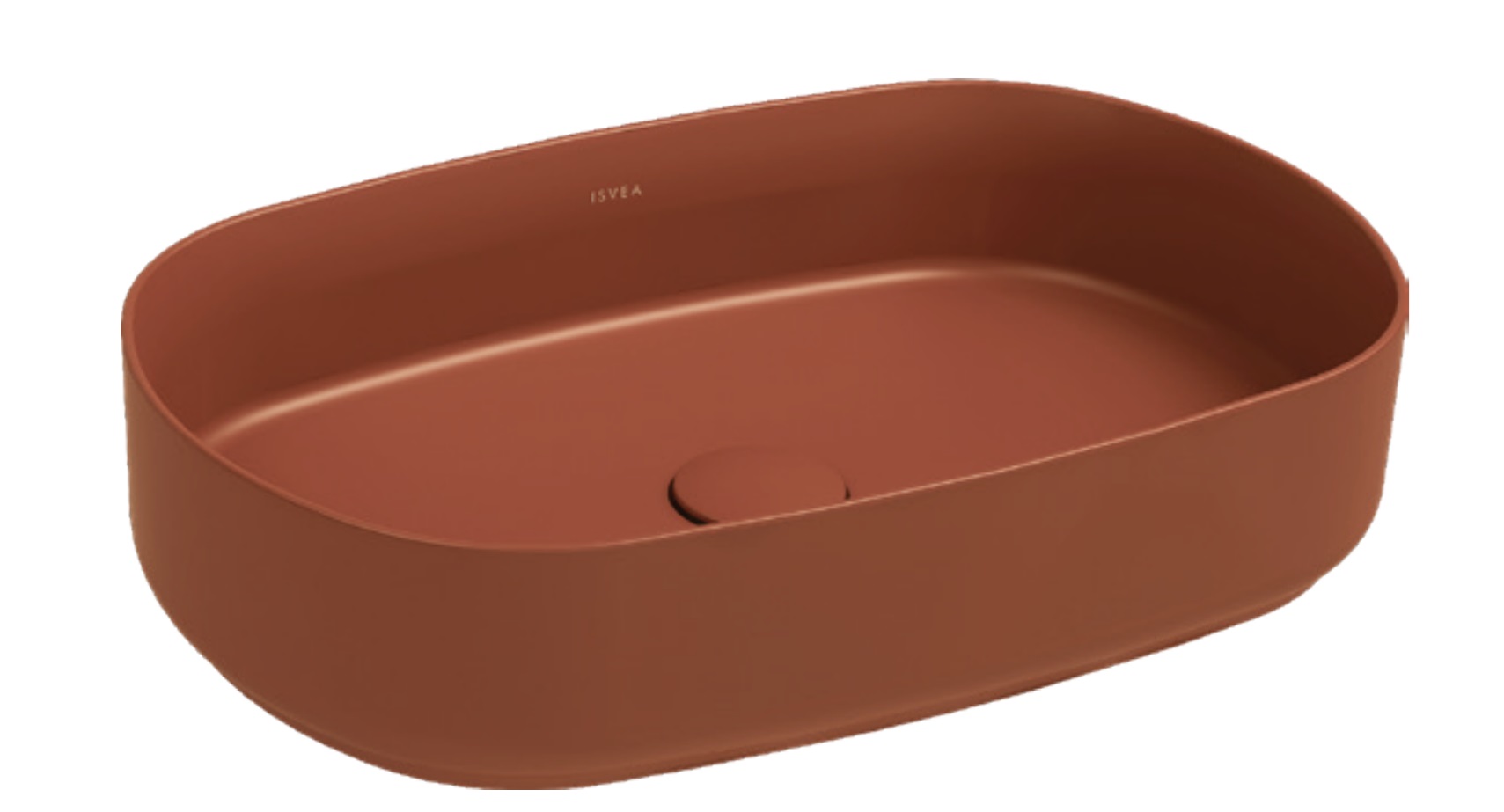 ISVEA İNFİNİTY TEZGAH ÜZERİ LAVABO 55 CM TERRA COTTA 10NF65055-2U