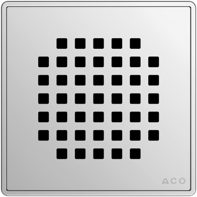 Aco EasyFlow Paslanmaz Çelik Kare Izgara "Quadrato" 149x149 5141.08.22
