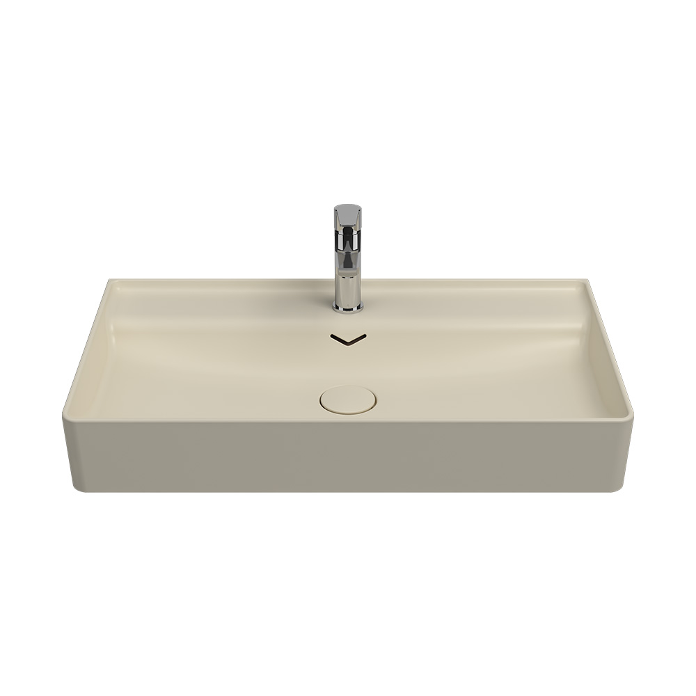 ISVEA VEA 101 CM TEZGAH ÜSTÜ LAVABO 10VA55101-2K FİLDİŞİ