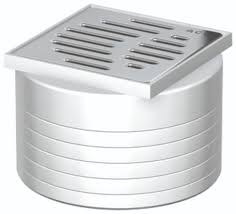 Aco EasyFlow Üst Başlık, 100x100mm Paslanmaz Çelik Izgaralı  2500.77.11