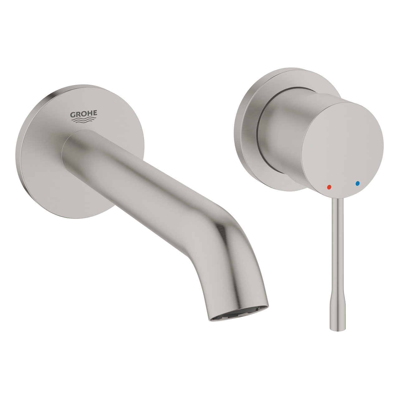 Grohe Essence Lavabo Bataryası 2 Delikli Duvardan Supersteel 29193DC1