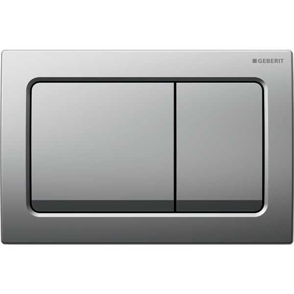 GEBERIT KUMANDA KAPAĞI Alpha01 (eski Alpha30) Square 2-K MAT KROM 115.055.46.1