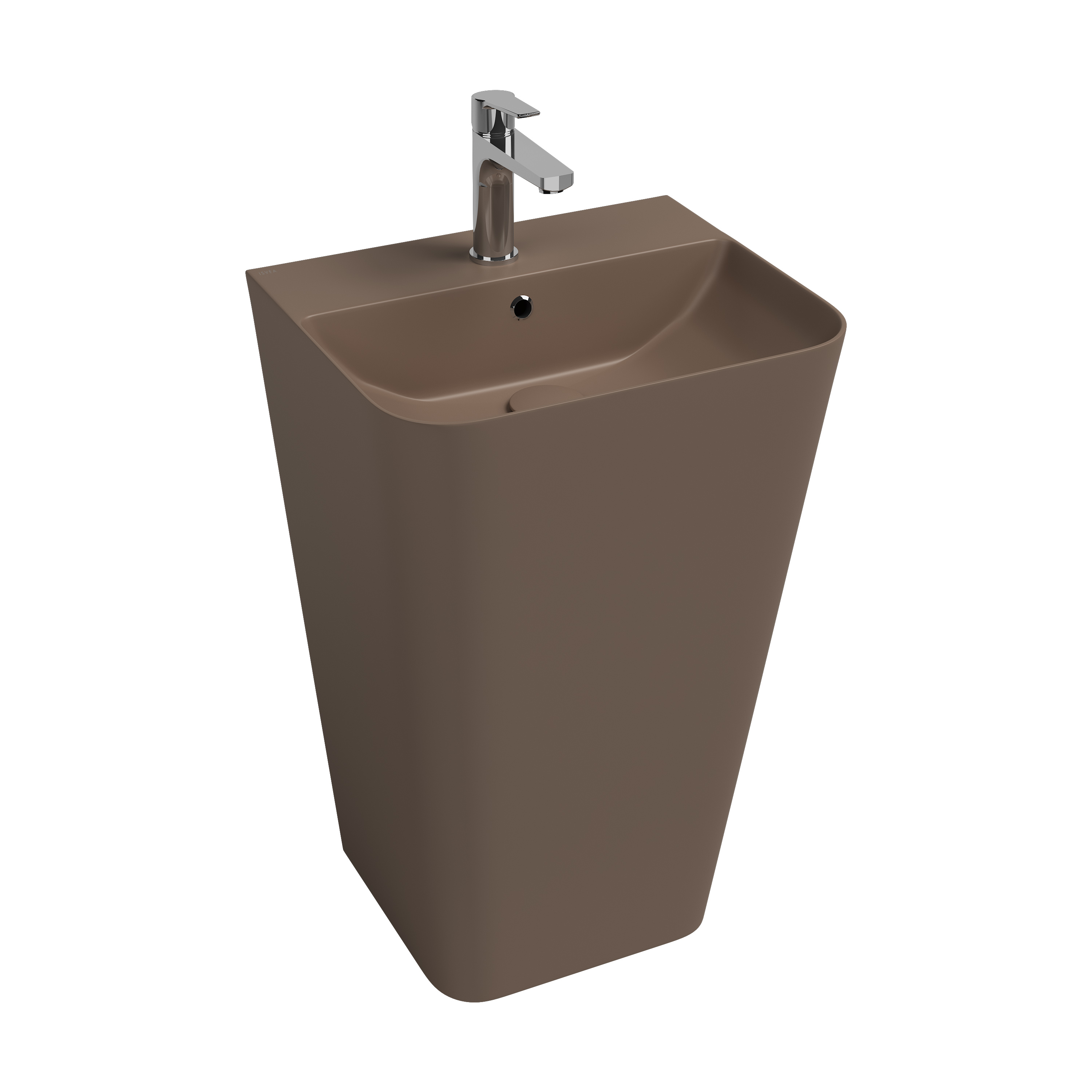 ISVEA SOTT AQUA MONOBLOK YERDEN LAVABO 50CM 10SQ37001-2H