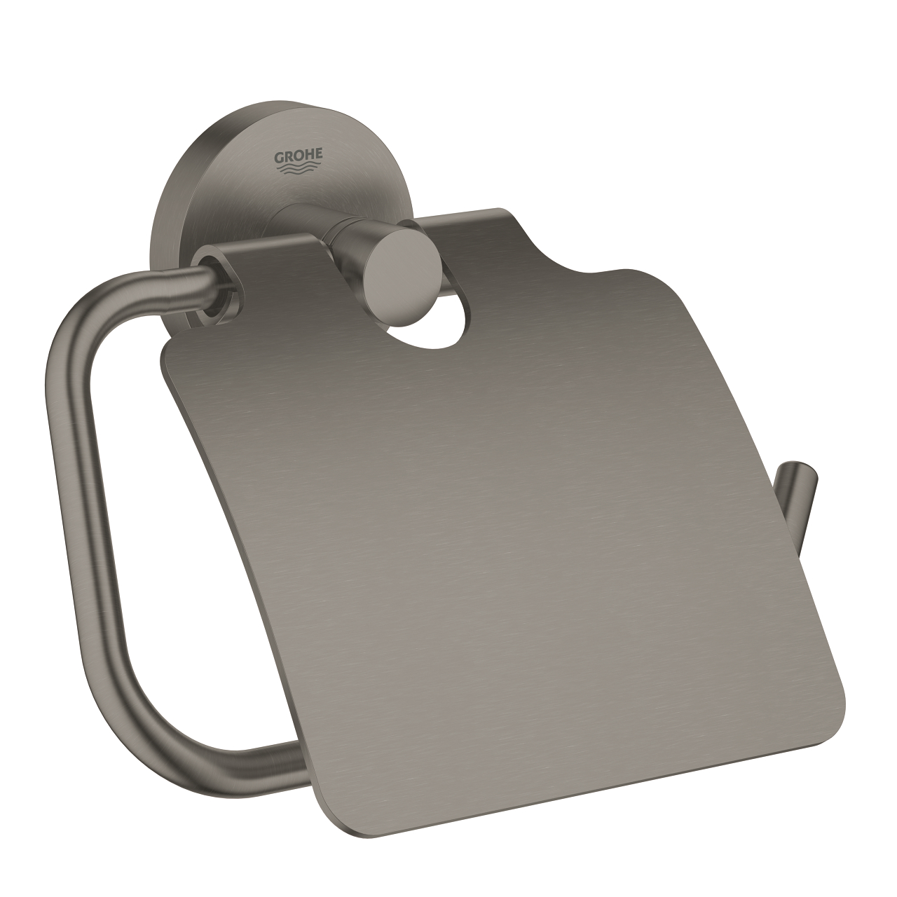Grohe Essentials Kapaklı Kağıtlık Brushed Hard Graphite 40367AL1
