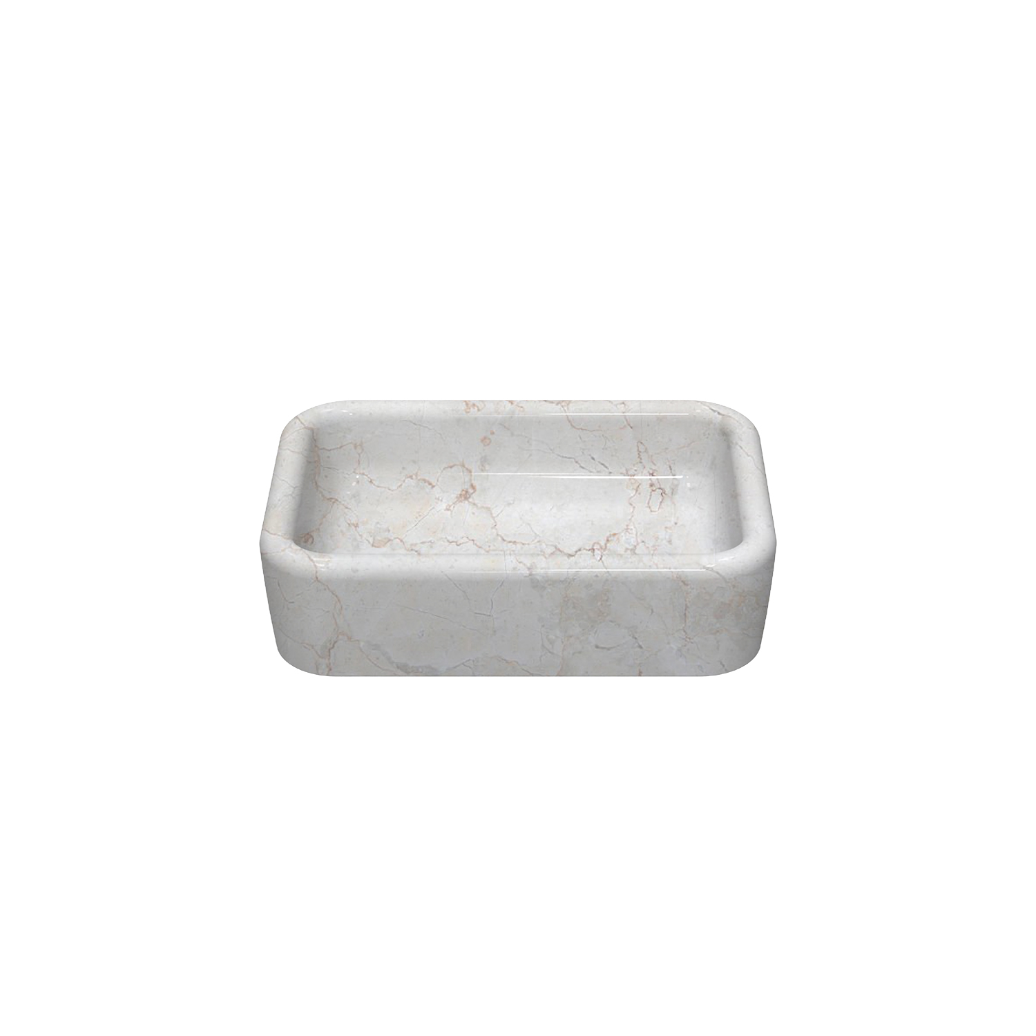 ISVEA Curvo Travertino Desenli Lavabo 60 cm  10CR67060-2L-TRV