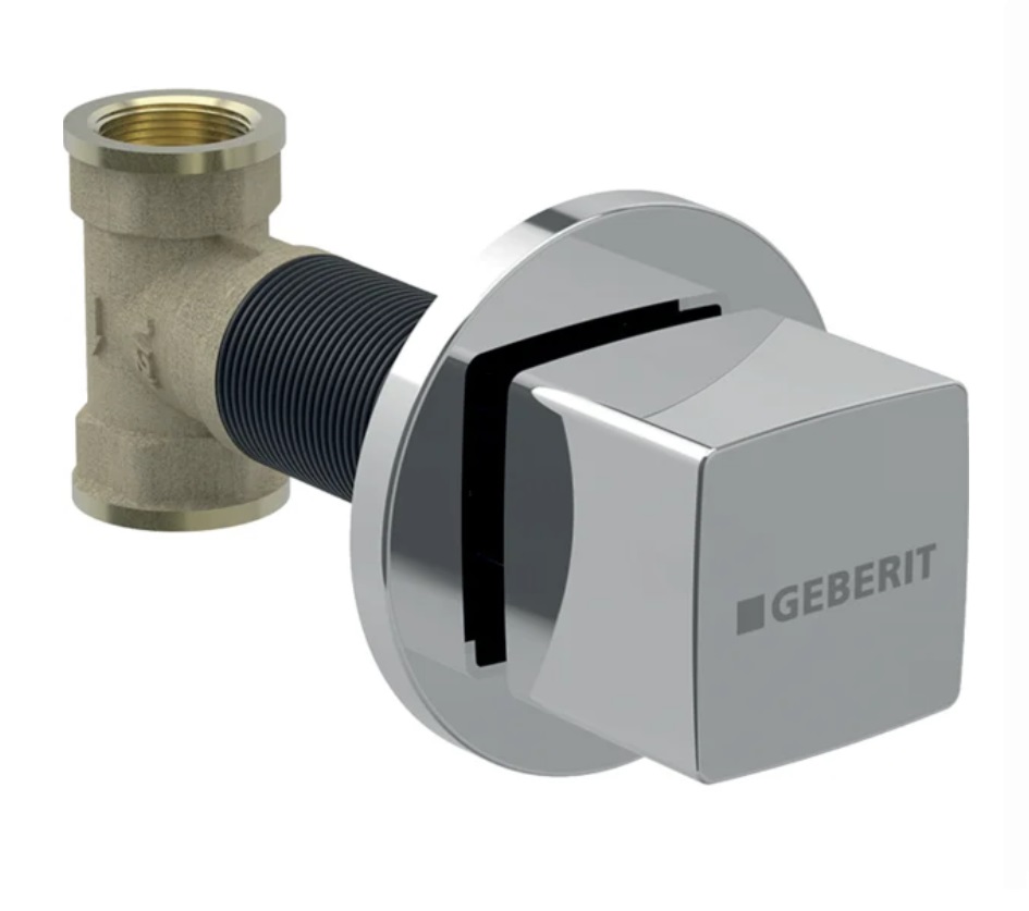 GEBERIT ANKASTRE TAHARET VANASI SET STOP VALF - KARE VOLAN  616.008.21.1