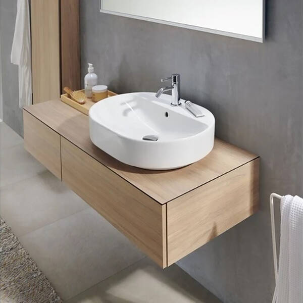 GEBERIT LAY-ON WASHBASİN VARİFORM B60 500.777.01.2  60X45 CM