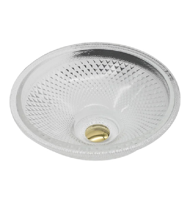 Aksy Kristal Cam Çanak Lavabo 41x15cm 0041B