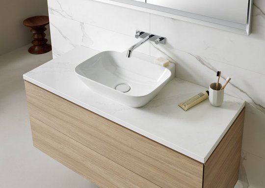 Geberit ONE Banyo Mobilyası Seti çift çekmeceli, 75 cm Meşe 505.262.00.5